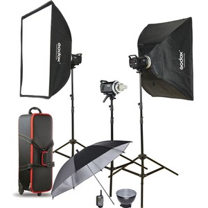 קיט 3 פלאשים סטודיו Godox MS200D 