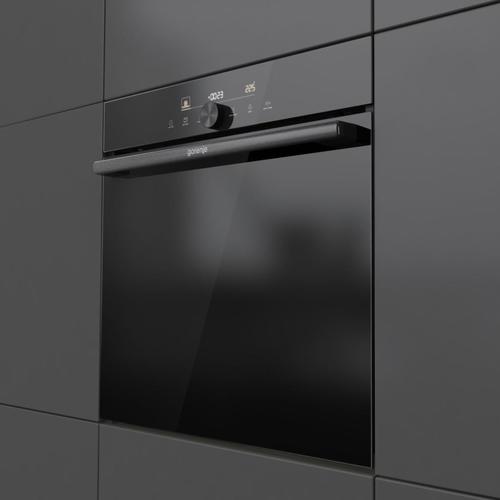 תנור בנוי gorenje בגימור זכוכית שחורה 60 ס"מ BLACK BOS6747A05DG