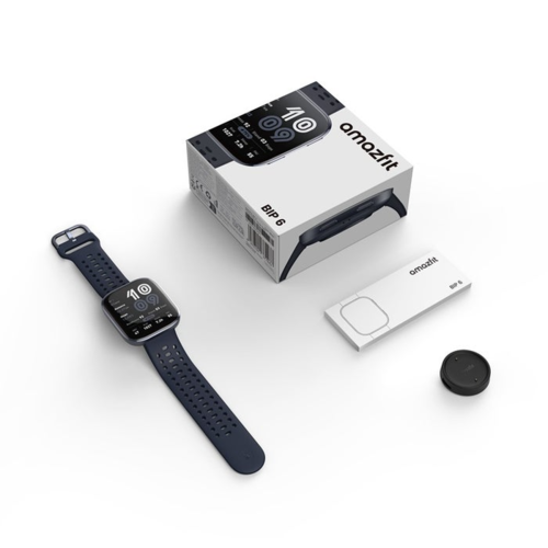 שעון חכם Amazfit דגם BIP 6 בצבע שחור