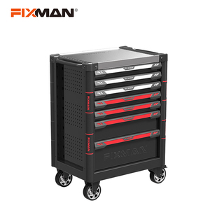 Fixman H1RM7B – עגלת כלים מקצועית עם 7 מגירות על גלגלים