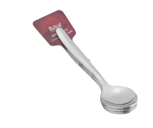 סט 6 כפות גלית כסף