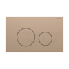 GEBERIT Sigma40 | לחצן הדחה מתכתי דק לניאגרה סמויה גבריט סיגמה רוז גולד כפתורים עגולים 115.628.QB.1