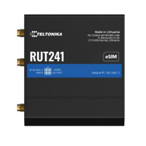 ‏ראוטר כולל מודם סלולרי Teltonika RUT241 4G eSIM