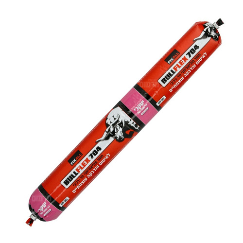 בול פלקס 704 BULL FLEX איטום פוליאוריתני – לבן 600 מ