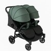 עגלת תאומים DOUBLE TOGETHER T1-T2  צבע:שחור/ירוק