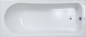 אמבטיה אקרילית 150/70 MTI-91 מעוגלת לבן מבריק