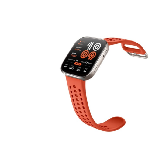 שעון חכם Amazfit דגם BIP 6 בצבע אדום