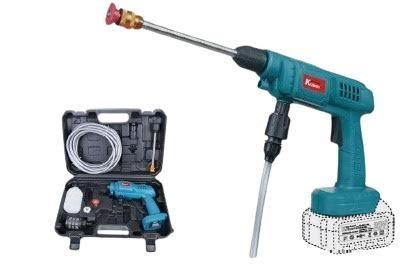 קיט 3/1 נטענים מכונת שטיפה 20 V נטענת 24 בר + מפוח יד נטען 20V טורבינה + כרת ניקוי מזגנים KR-808KIT3