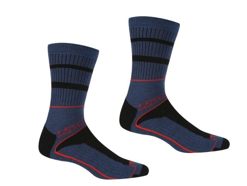 מארז 2 זוגות גרבי טיולים רב עונתיות Samaris 3 Season Sock כחול ג'ינס