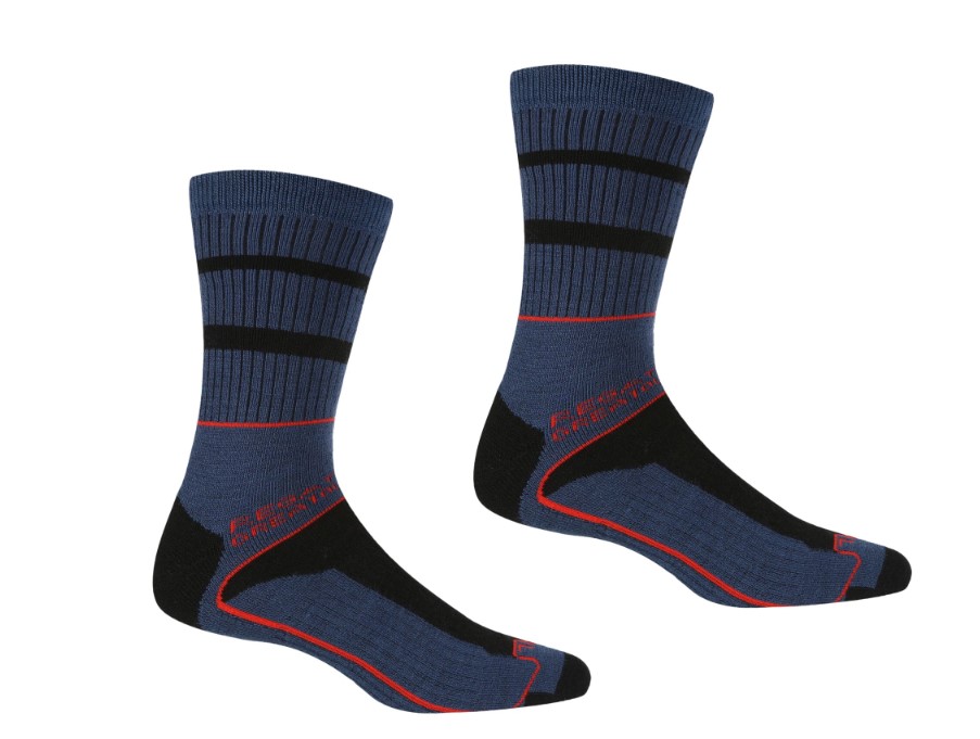 מארז 2 זוגות גרבי טיולים רב עונתיות Samaris 3 Season Sock כחול ג