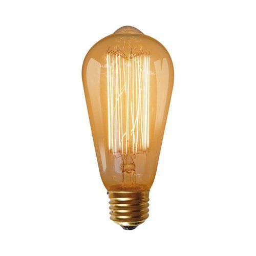 נורת פחם אגס 60W E27 תאורת אווירה חמה Nisko 
