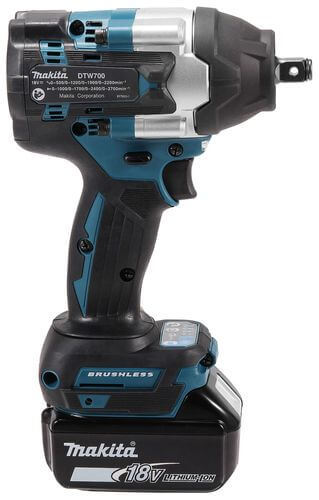 מפתח רטיטה בוקסות 18V מקיטה DTW700Z Makita גוף בלבד