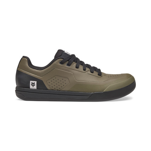 נעלי רכיבה פוקס פלאט חום / שחור - FOX UNION FLAT SHOE V25