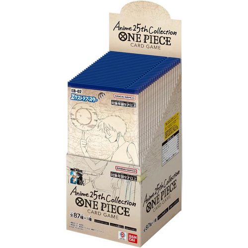 וואן פיס (JAPAN) One Piece TCG: Anime 25th Collection Box Deck X24 Boosters Pack EB-02