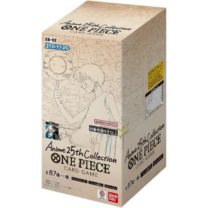 וואן פיס (JAPAN) One Piece TCG: Anime 25th Collection Box Deck X24 Boosters Pack EB-02