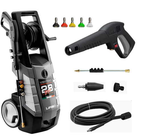 מכונת שטיפה בלחץ 195  בר BAR VERTIGO 28 PRO מנוע BRUSHLESS עוצמתי 2800 וואט LAVOR