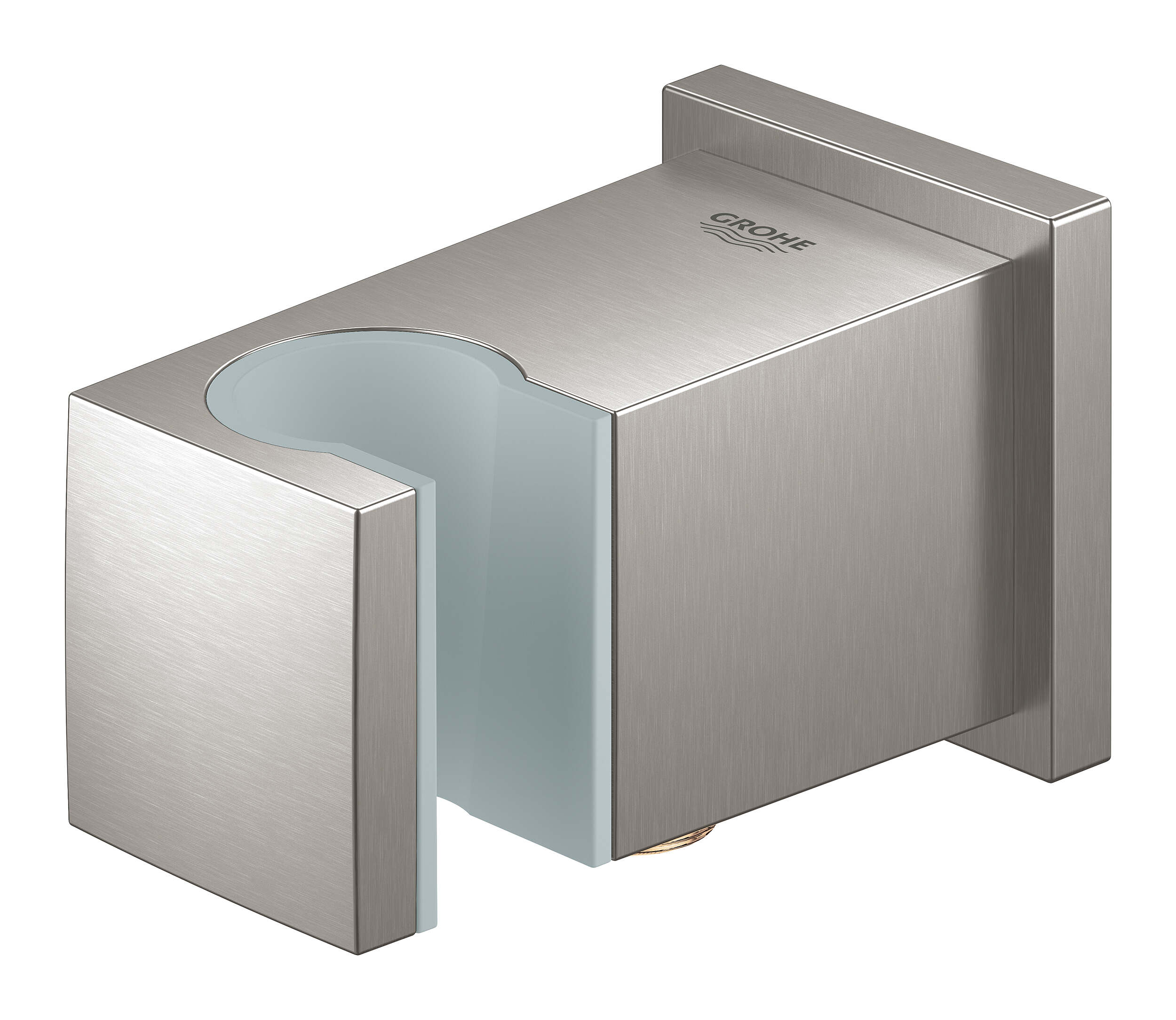 נקודת מים מרובעת עם מתלה EUPHORIA CUBE כרום מוברש