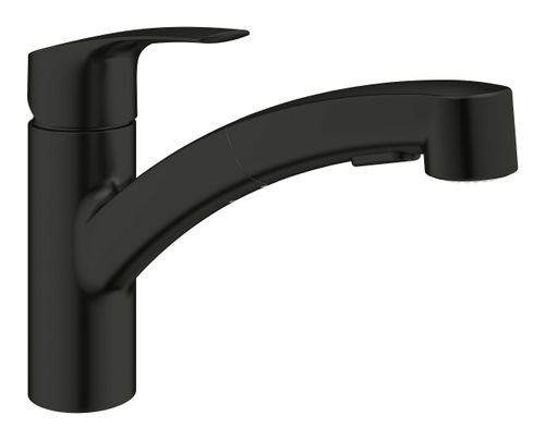ברז מטבח נשלף EUROSMART שחור מט GROHE
