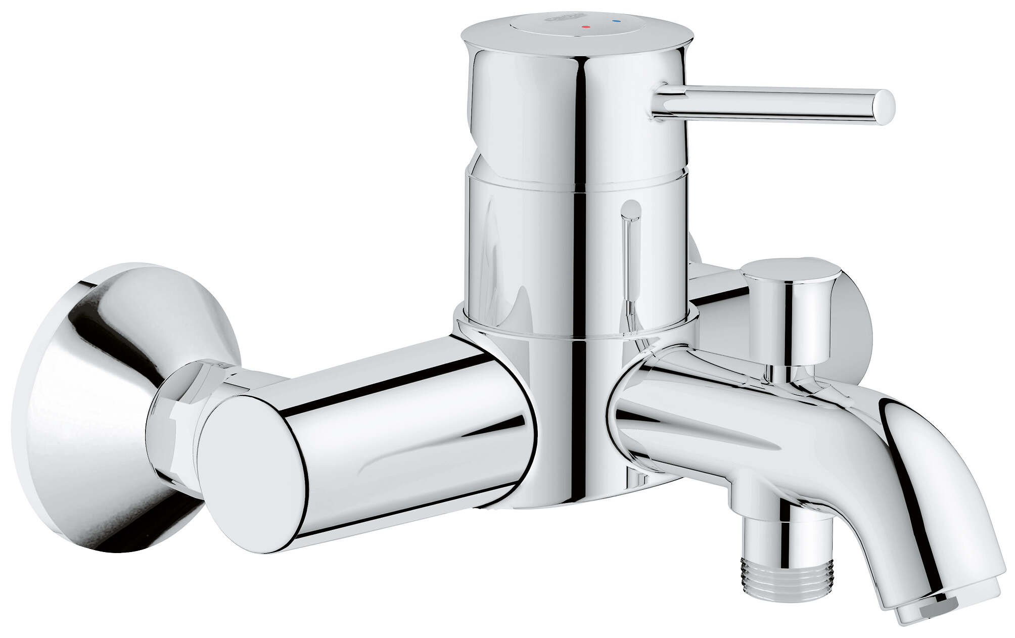 ברז אמבט BauClassic (ללא מקלח יד וצינור) כרום ניקל GROHE