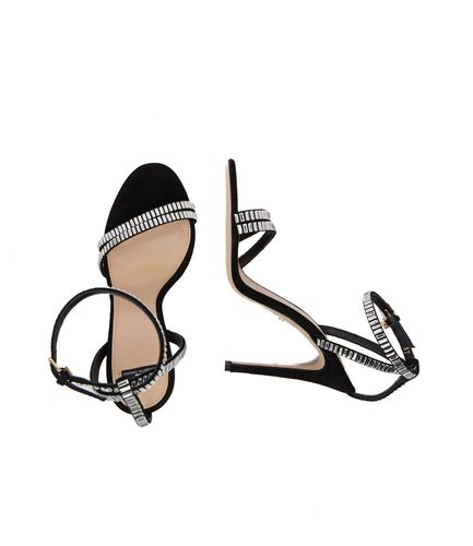 Leather high heels