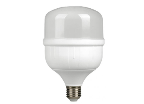 נורת LED חלבית הספק גבוה  40W , E27 - שנפ - גוון אור- 6500K אור חם 