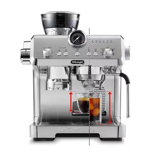 מכונת אספרסו ידנית חכמה Delonghi EC9555.M La Specialista Opera Espresso Cold Brew כסוף