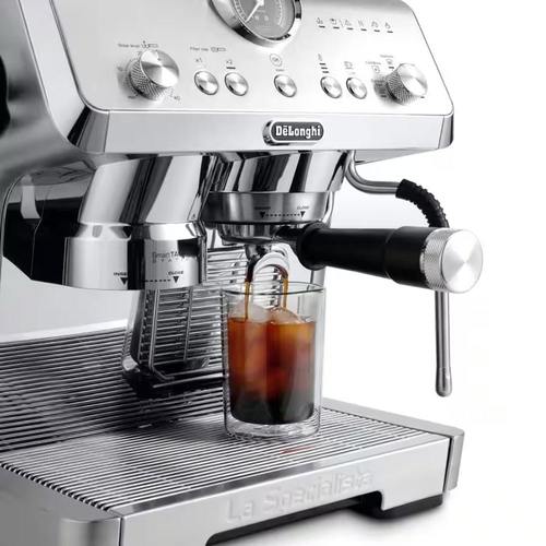 מכונת אספרסו ידנית חכמה Delonghi EC9555.M La Specialista Opera Espresso Cold Brew כסוף