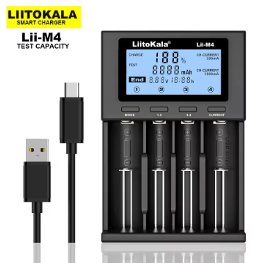 מטען סוללות חכם, מהיר, בודק סוללות, וגם power bank' לא כולל ספק כח