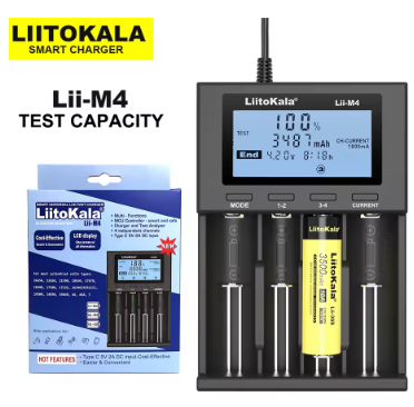 מטען סוללות חכם, מהיר, בודק סוללות, וגם power bank' לא כולל ספק כח