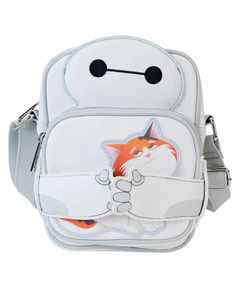 תיק לאונג' פליי - תיק צד בעיצוב של ביימקס - Big Hero 6 baymax crossbuddies bag Loungefly