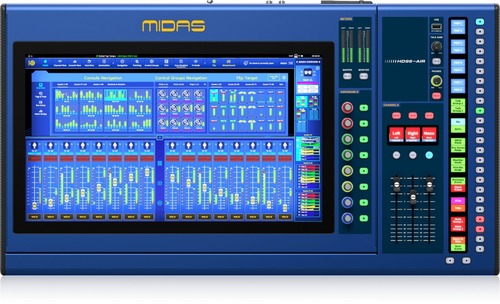 קונסולה דיגיטלית Midas HD96-AIR-CC-IP – 144 ערוצים, 123 Bus ומסך מגע 21