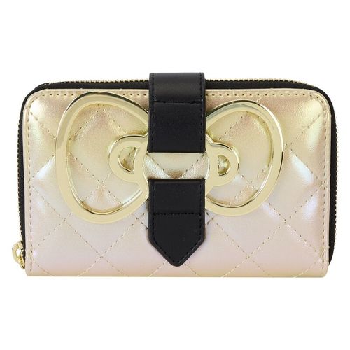 ארנק לאונג' פליי - ארנק רוכסן מוזהב של סנריו - Sanrio gold zip around wallet