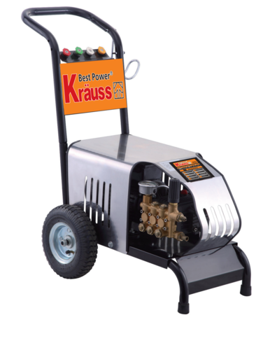 מכונת שטיפה מקצועית תעשייתית 160BAR חד פאזי KR-160BO מבית KRAUSS