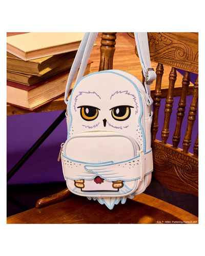 תיק לאונג' פליי - תיק צד בעיצוב הדוויג - Harry potter hedwig crossbuddies bag