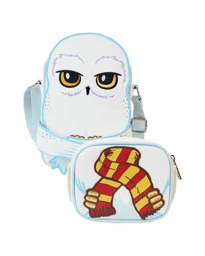 תיק לאונג' פליי - תיק צד בעיצוב הדוויג - Harry potter hedwig crossbuddies bag