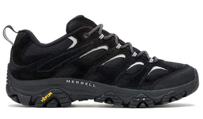 נעל טיולים נמוכה לגברים Moab 3 שחורות - Merrell
