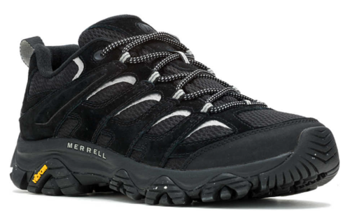 נעל טיולים נמוכה לגברים Moab 3 שחורות - Merrell
