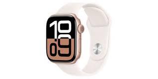 שעון חכם Apple Watch Series 10 42mm Aluminum Case Rubber Sport Band GPS +‎ Cellular אפל מתצוגה 