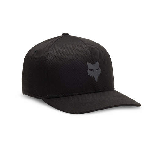 כובע פוקס שחור / אפור - FOX HEAD TECH FLEXFIT HAT V24