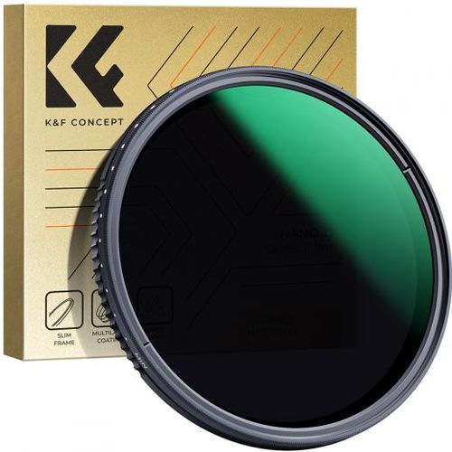 פילטר ND משתנה K&F ND8-ND2000  (3-11stop) 82mm