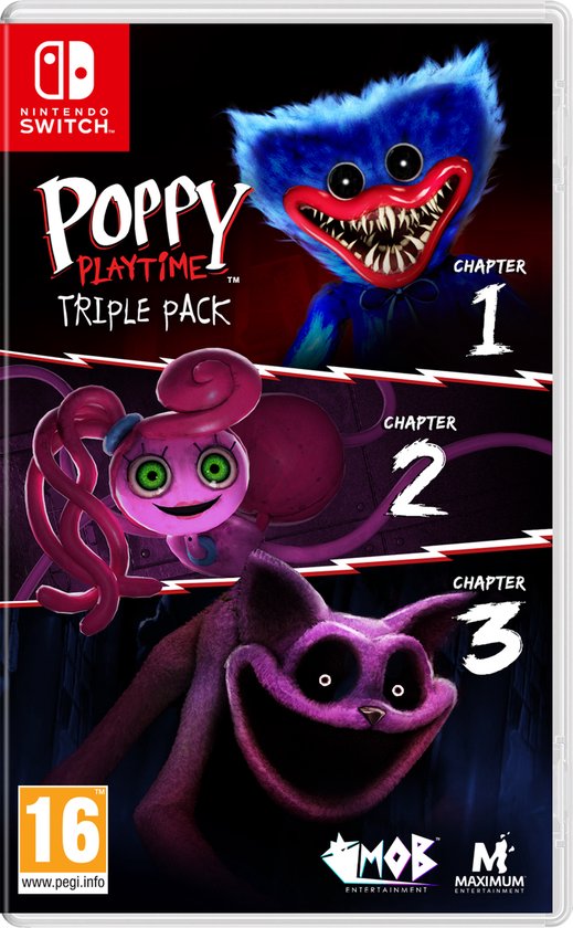 NINTENDO SWITCH POPPY PLAYTIME TRIPLE PACK