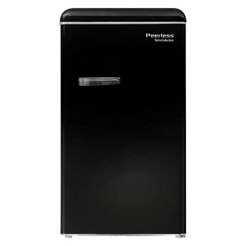מקרר 90 ליטר רטרו פירלס שחור BC90VX Peerless