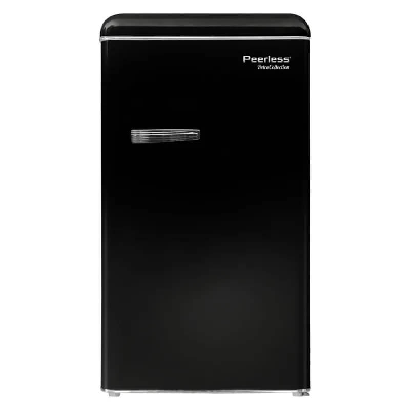 מקרר 90 ליטר רטרו פירלס שחור BC90VX Peerless