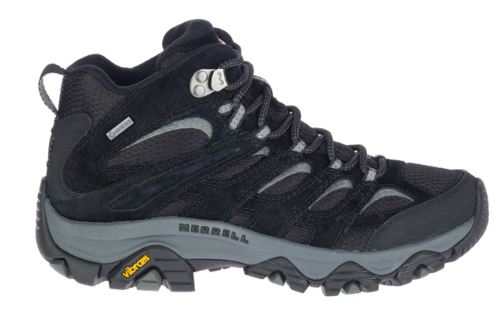 נעלי טיולים לנשים MOAB 3 MID GTX שחור/אפור - Merrell