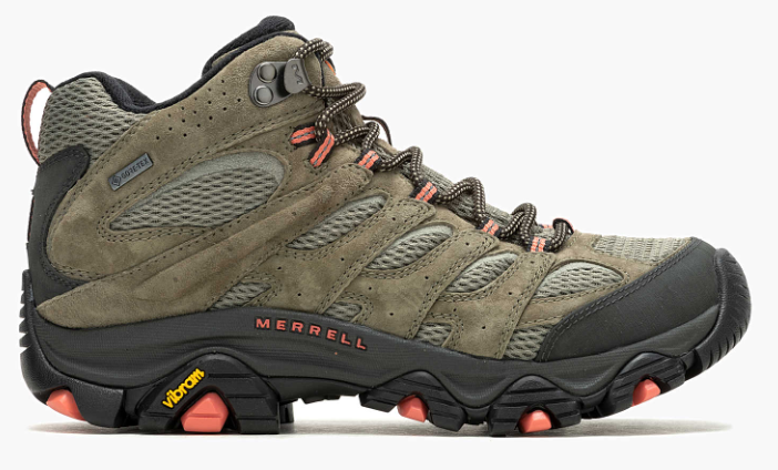 נעלי טיולים לנשים MOAB 3 MID GTX זית - Merrell