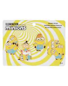 סיכות לאונג' פליי - סיט סיכות של המיניונים - Minions Despicable me variety 4 pack pin set Loungefly