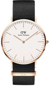 Daniel Wellington DW00100257 גודל 40MM רצועת בד