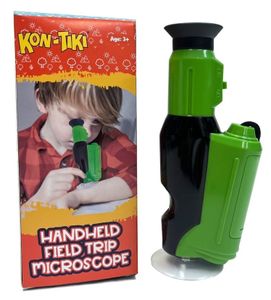 מיקרוסקופ נייד הגדלה 40X עם תאורה