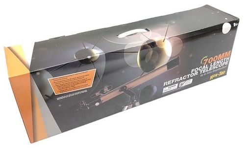 טלסקופ אסטרונומי לילדים מגדיל 525X עם חצובת אלומיניום וטלסקופ איתור 5X24