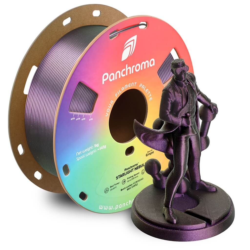 פילמנט סגול - אפור 1 ק"ג 1.75 מ"מ - Panchroma Starlight PLA Nebula